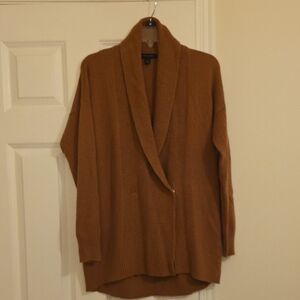 Ann Taylor Warm Brown Ribbed Sweater